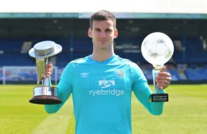 Luton Town Supporters' Trust player of the year 2020 2021 Simon Sluga
